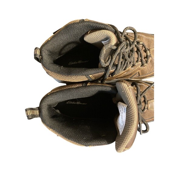 Eddie Bauer Mens Fairmont Brown Boots Leather‎ Lace Size 9 - Picture 6 of 11